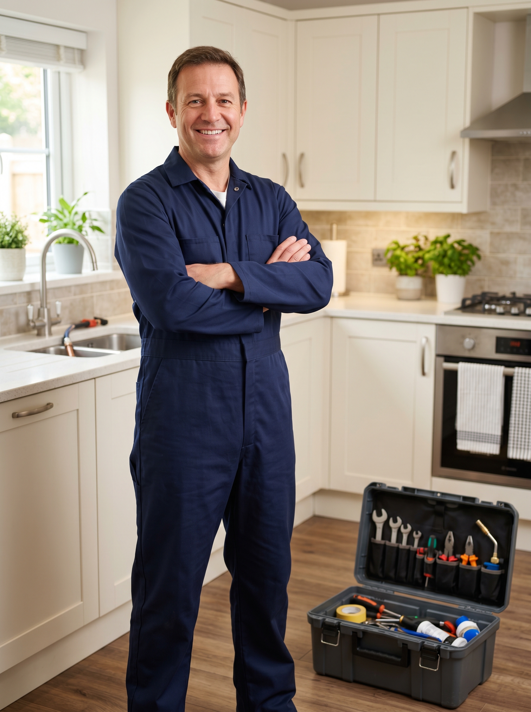 Friendly licensed plumber from The Katy Plumbing Company